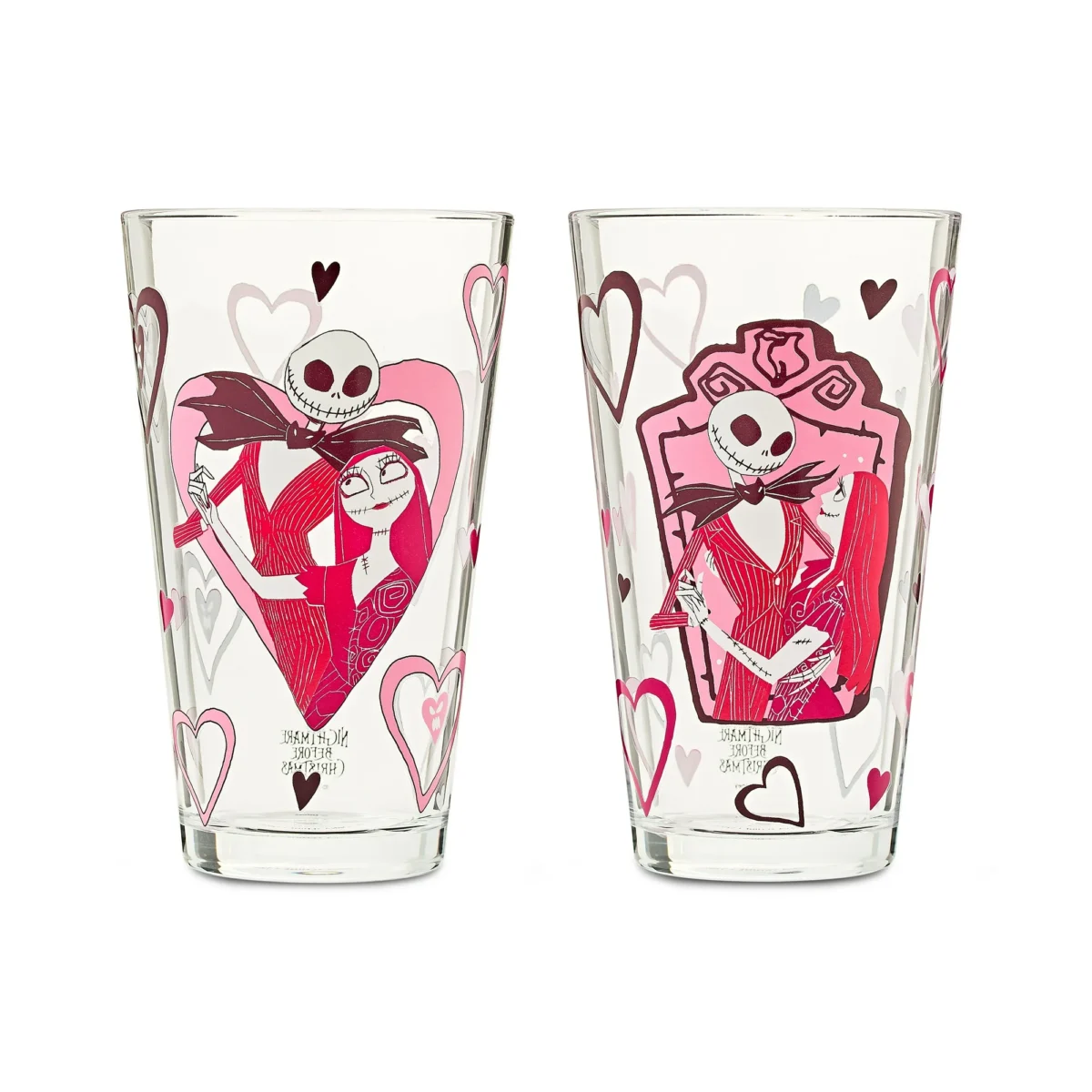 The Nightmare Before Christmas Vasos de Cristal
