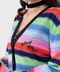 Alternative view of Good Guys Finish Last Chucky Cardigan