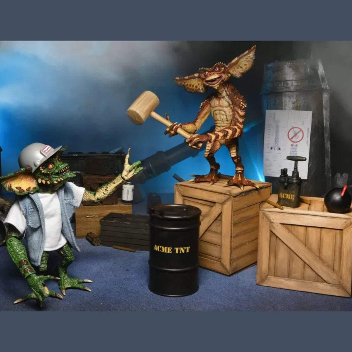 Gremlins 2 Demolition Gremlin Figura de Acción a Escala 7″ Paquete de 2 NECA