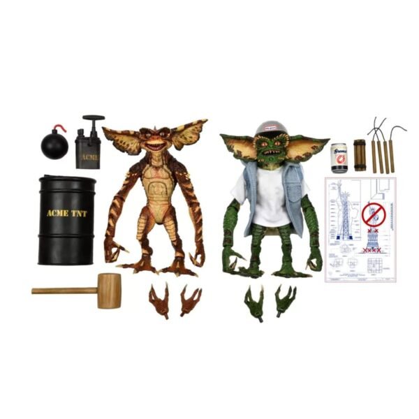 Gremlins 2 Demolition Gremlin Figura de Acción a Escala 7″ Paquete de 2 NECA