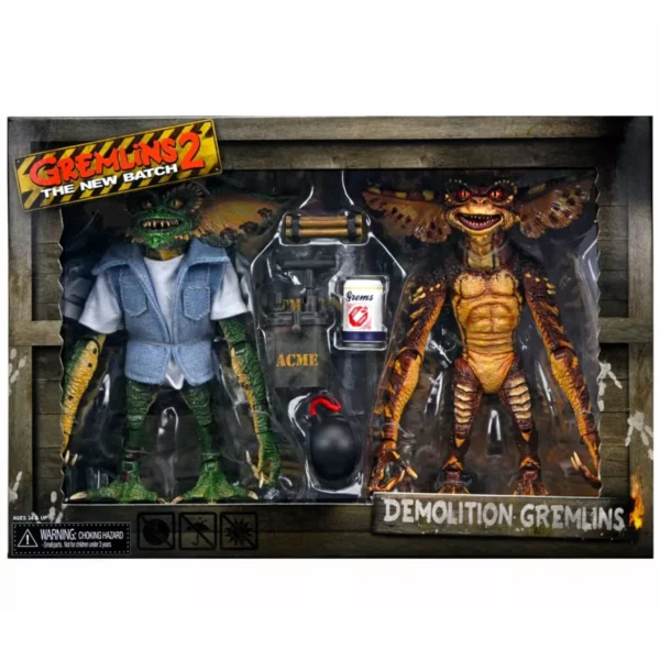 Gremlins 2 Demolition Gremlin Figura de Acción a Escala 7″ Paquete de 2 NECA