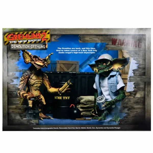 Gremlins 2 Demolition Gremlin Figura de Acción a Escala 7″ Paquete de 2 NECA