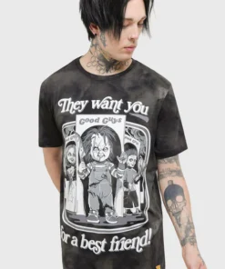 Alternative view of Hey There Friend chucky - Playera