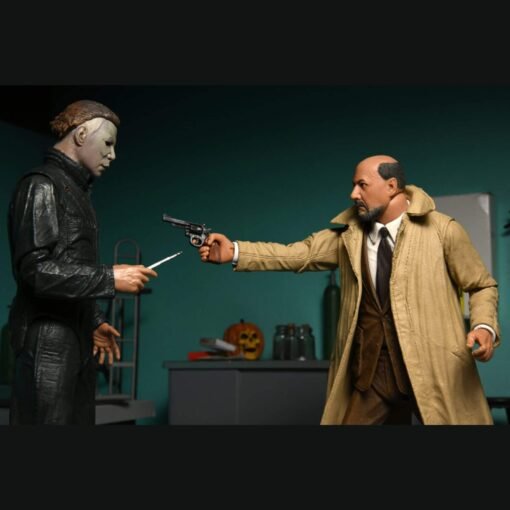 Halloween II Michael Myers y Dr. Loomis 2-Pack -​ Figura Escala 7