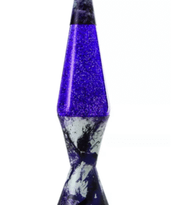 Glitter Morado Oscuro de Hada Lampara Lava