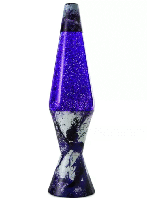 Glitter Morado Oscuro de Hada Lampara Lava
