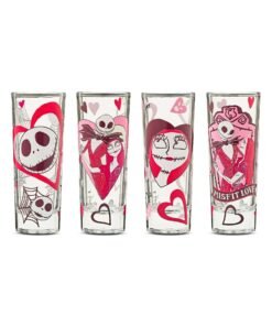 The Nightmare Before Christmas Vasos de Cristal