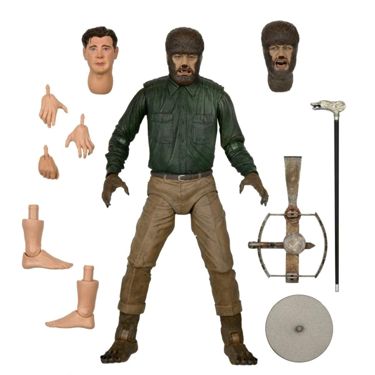 Ultimate Wolf Man (Color) -​ Figura Escala 7" NECA
