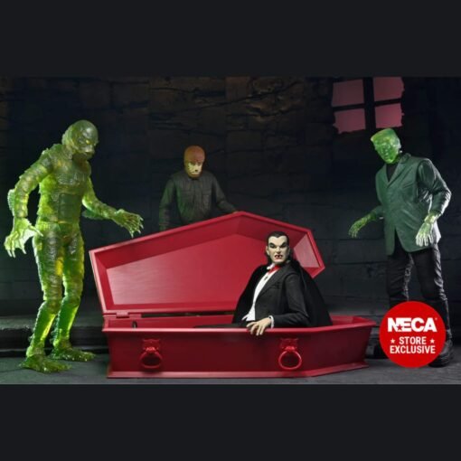 Figuras de Acción a escala 7" 4 pack universal monsters