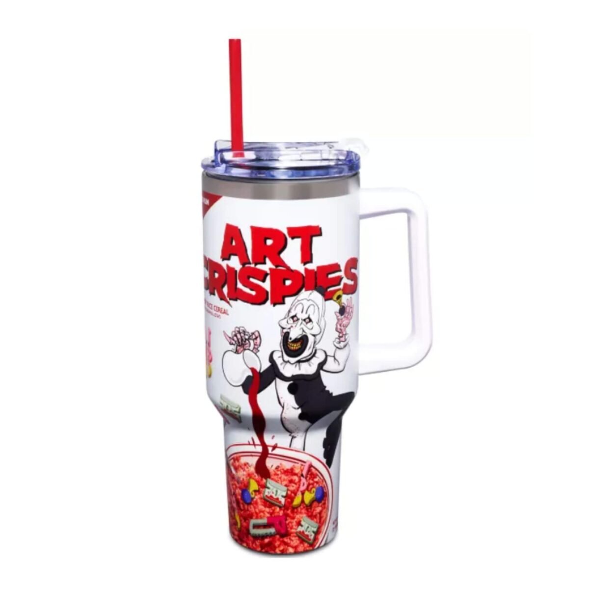 Art Crispies Vaso Termico con Popote 40oz / 1.183lts