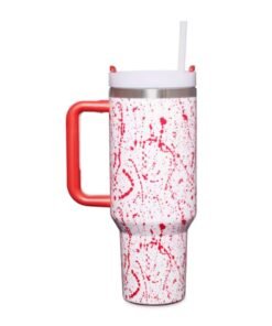 Blood Splatter Vaso Termico de Viaje con Popote - 40 oz./1.183Lts