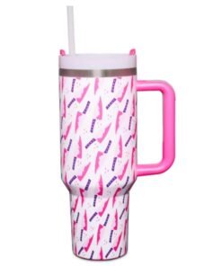 Pink Bloody Butcher Knife Vaso Termico Con Agarradera