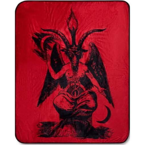 Baphomet Frazada Roja