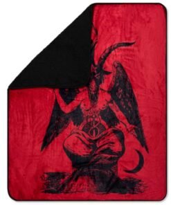 Baphomet Frazada Roja