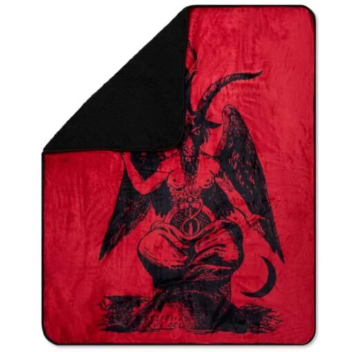Baphomet Frazada Roja