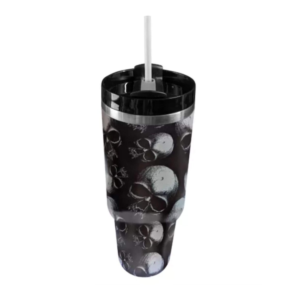 Skull Cráneo Vaso Termico Con Agarradera