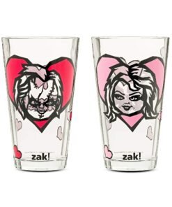 Chucky Y Tiffany Vasos De Cristal