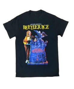 Beetlejuice Lapida - Playera Negra