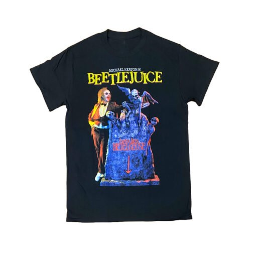 Beetlejuice Lapida - Playera Negra