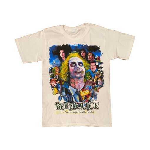 Beetlejuice Con Personajes - Playera