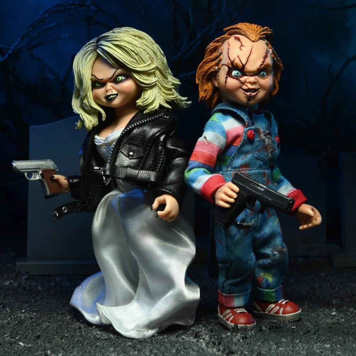 Chucky y Tiffany -​ Figura Escala 8" 2-Pack