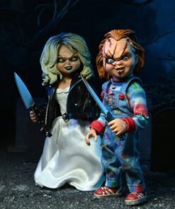 Bride of Chucky - Chucky y Tiffany Ropa Tela -​ Figura Escala 8" 2-Pack NECA