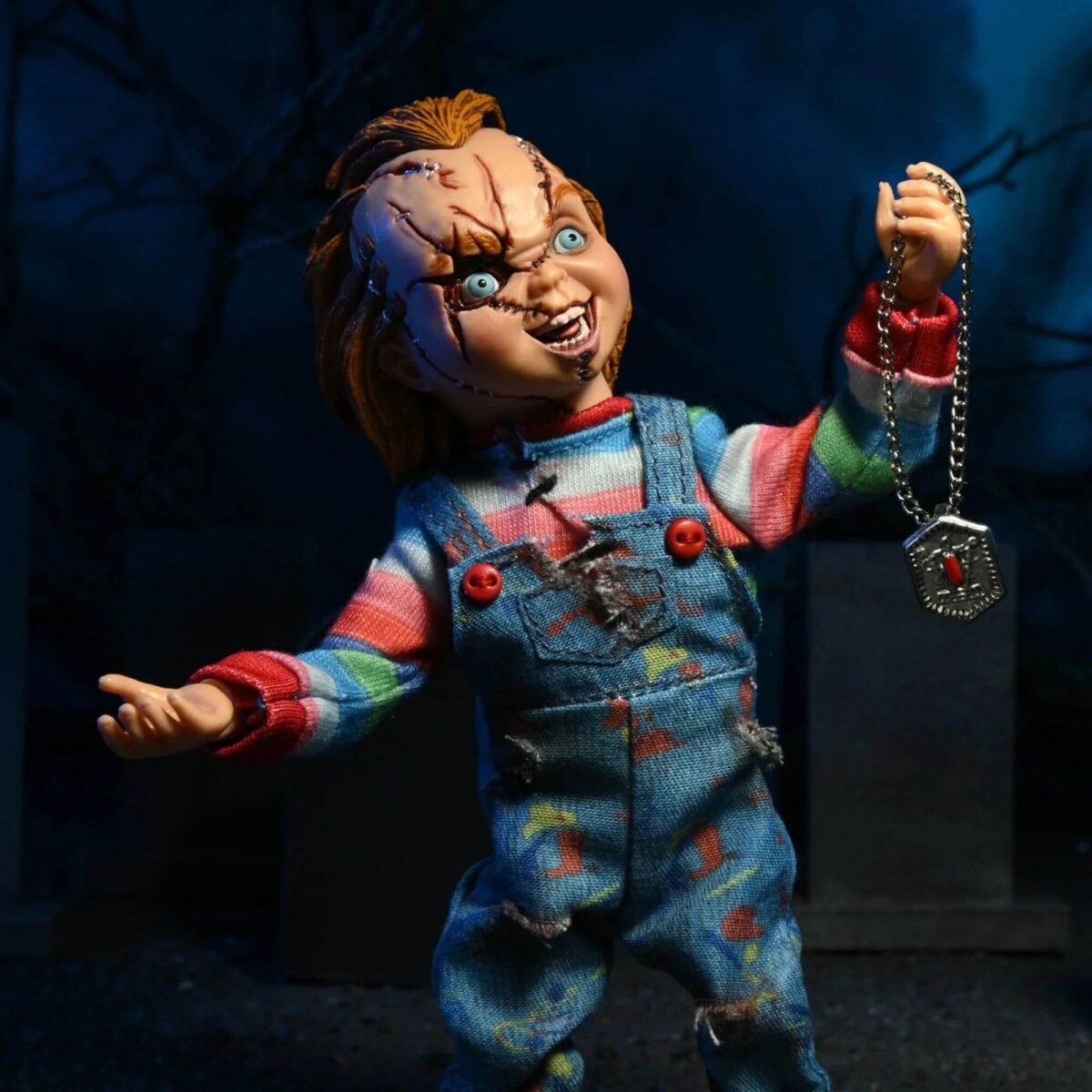 Bride of Chucky - Chucky y Tiffany Ropa Tela -​ Figura Escala 8" 2-Pack NECA