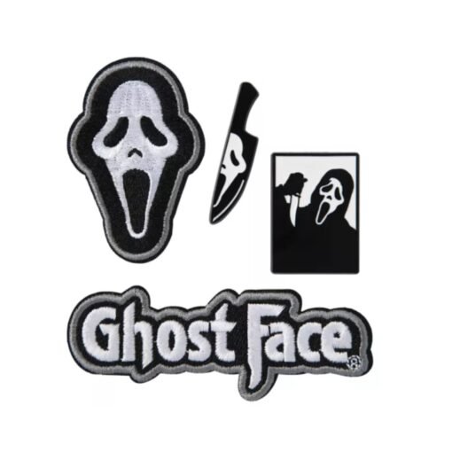 Conjunto de Parches y Pines GhostFace