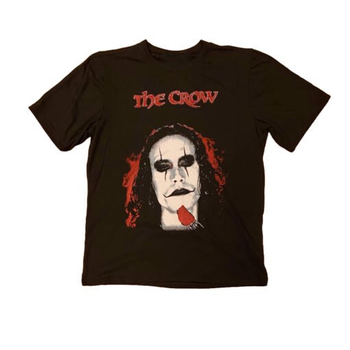 The Crow Con Rosa Roja - Playera