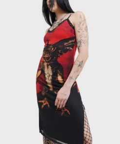 Gremlin Mohawk Mesh Vestido KILLSTAR