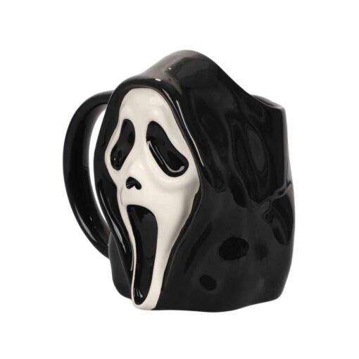 GhostFace Taza Cerámica Esculpida 16oz./473.18ml aprox.