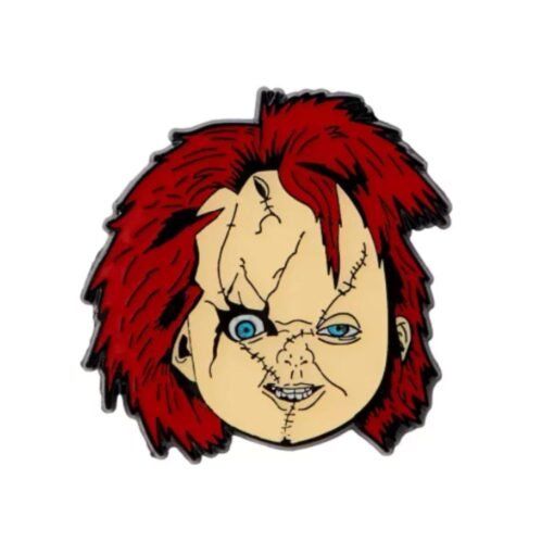 Conjunto de Parches Termoadhesivos y Pins de Chucky