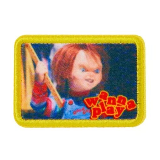 Conjunto de Parches Termoadhesivos y Pins de Chucky