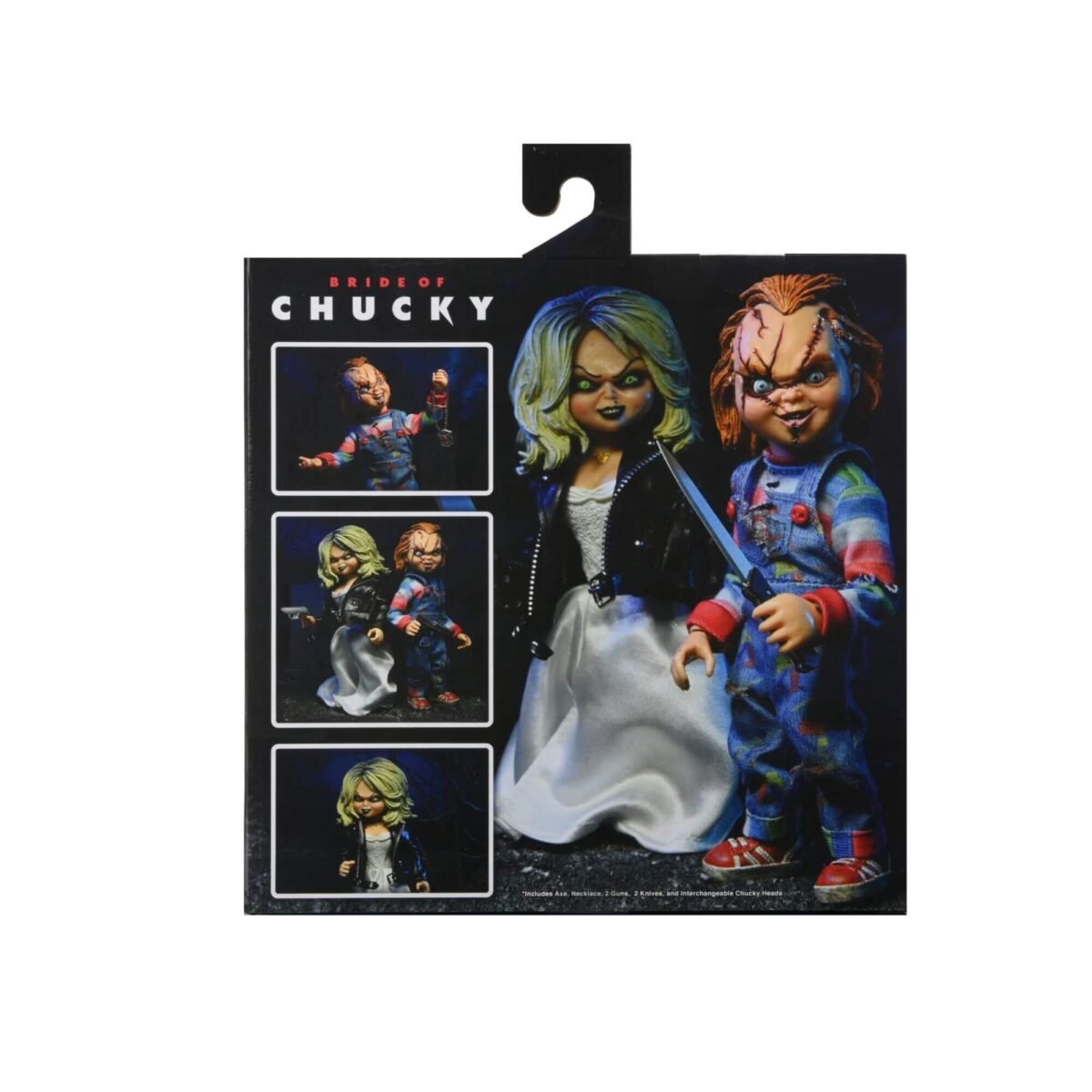 Bride of Chucky - Chucky y Tiffany Ropa Tela -​ Figura Escala 8" 2-Pack NECA