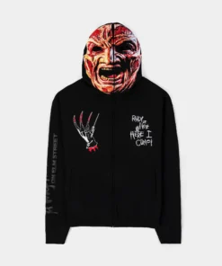 Nightmare On Elm Street Guess Who Mask Zip Up - Sudadera