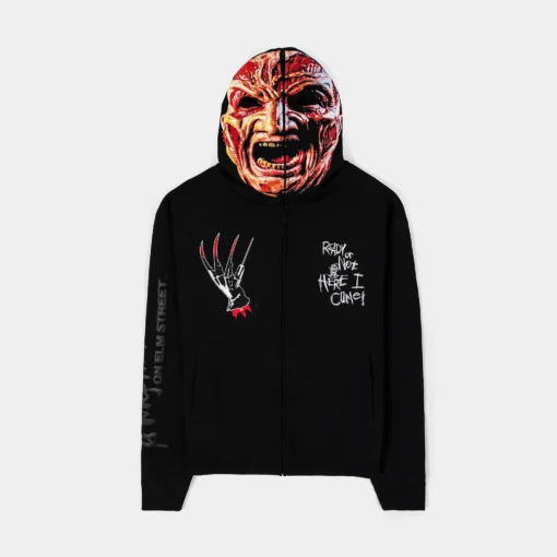Nightmare On Elm Street Guess Who Mask Zip Up - Sudadera