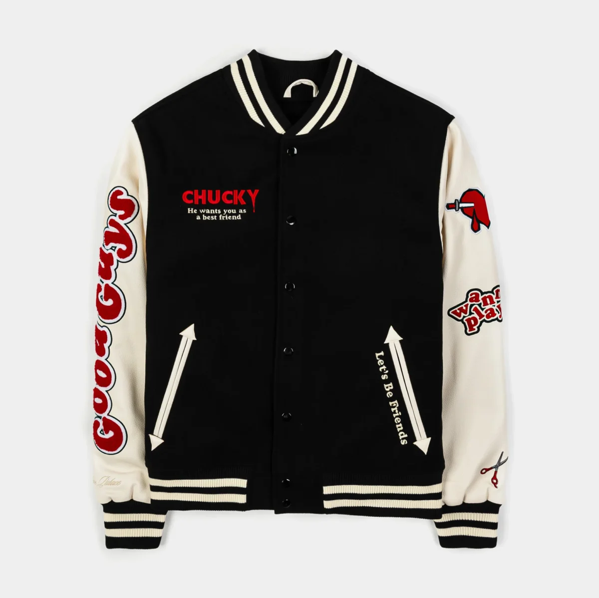 Chucky Wanna Play Varsity Jacket - Chamarra