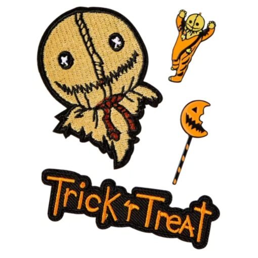 Conjunto de Pines y Parches de Sam - Trick 'r Treat