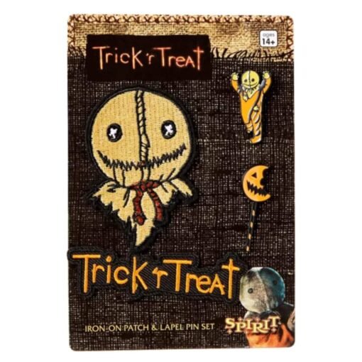Conjunto de Pins y Parches de Sam - Trick 'r Treat