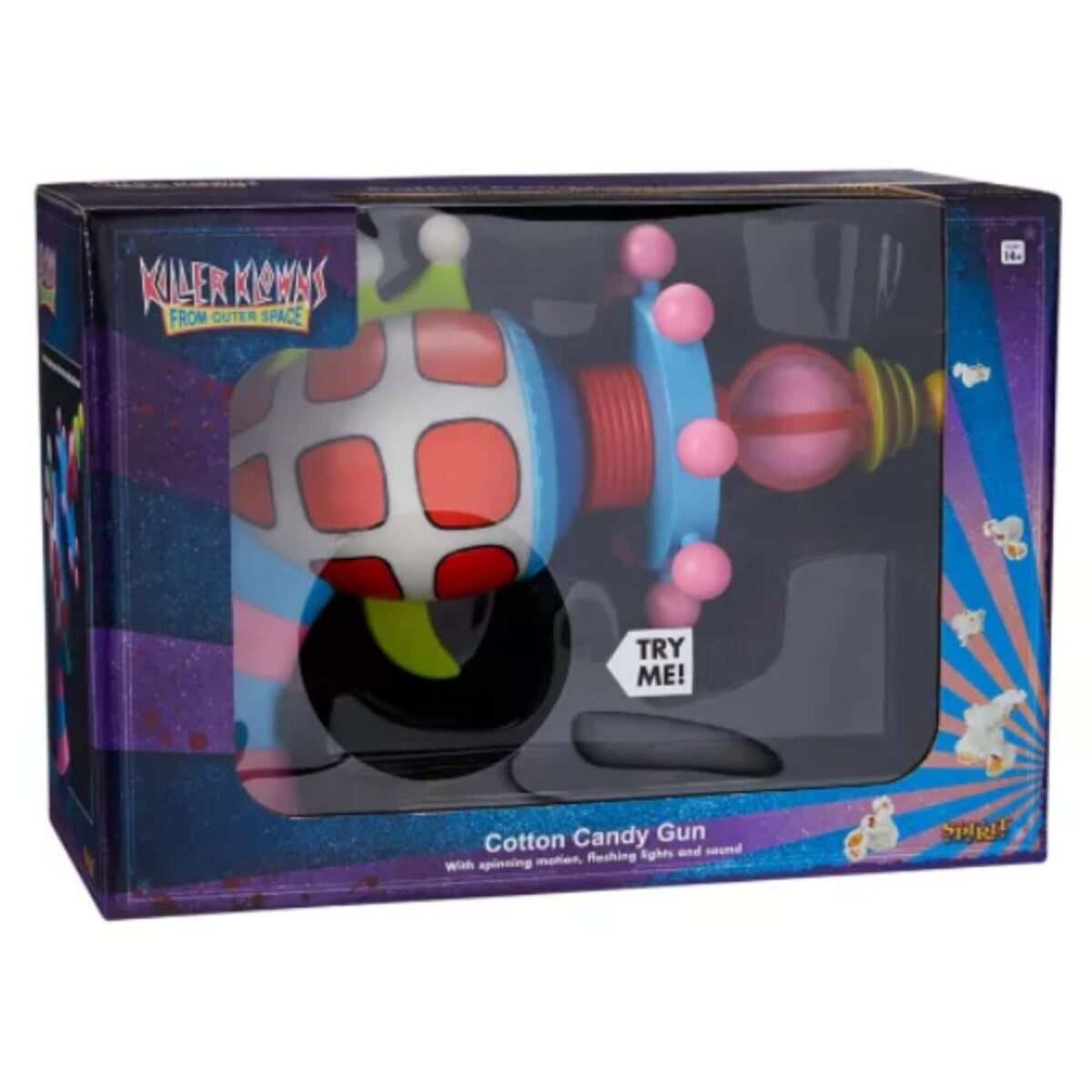 Killer Klowns from Outer Space Pistola de Algodón SPIRIT HALLOWEEN