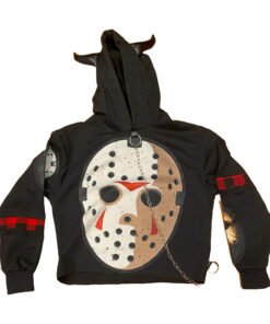 Jason con Cadena y Cuernos - Sudadera Con Gorro
