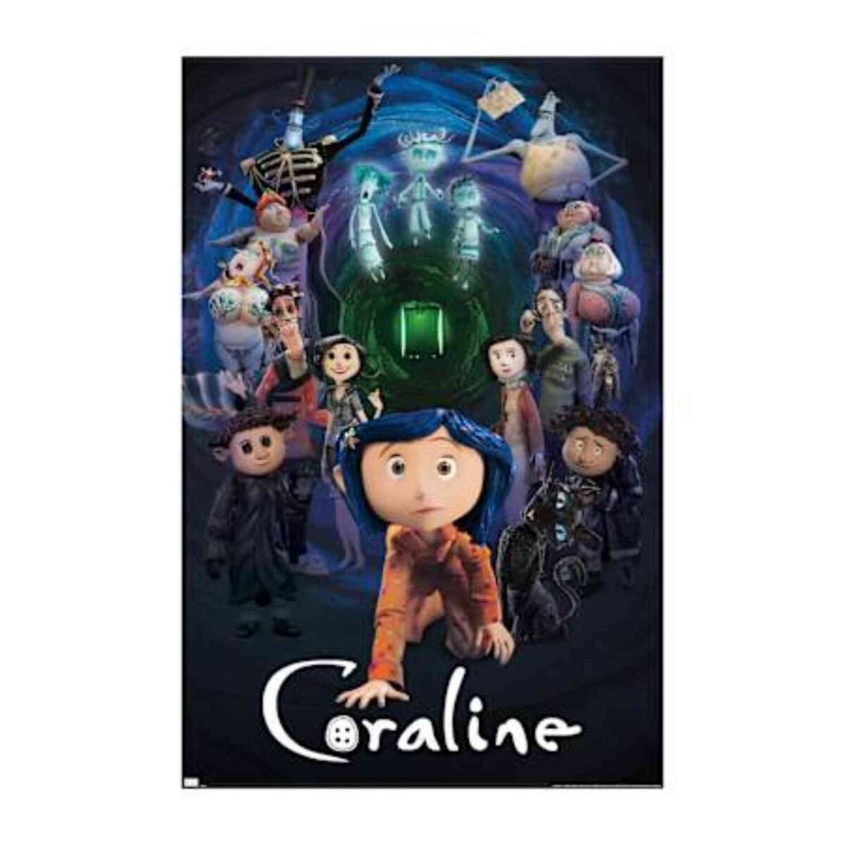 Coraline y personajes - Poster
