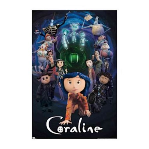 Coraline y personajes - Poster