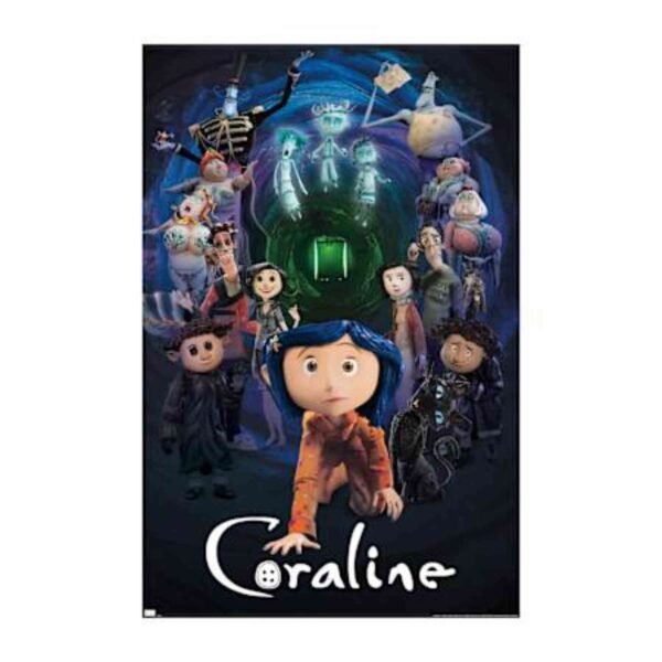 Coraline y personajes - Poster