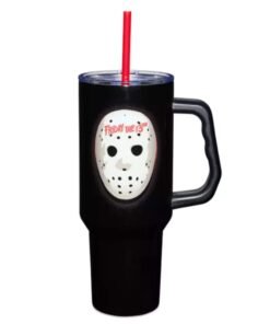Jason Voorhees Vaso Termico con Popote