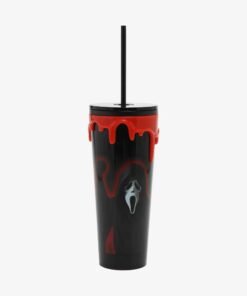Ghost Face - Vaso Con Popote