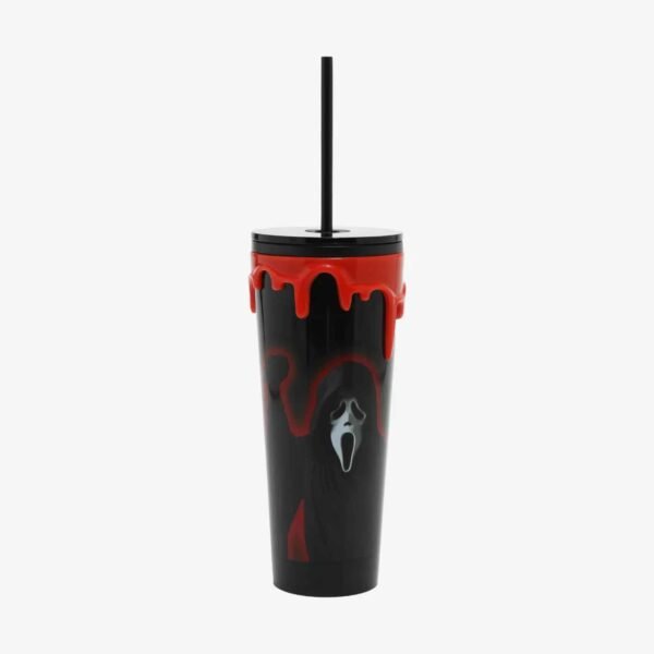 Ghost Face - Vaso Con Popote