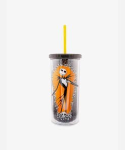 The Nightmare Before Christmas Jack Vaso Con Popote