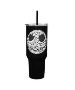 The Nightmare Before Christmas Cara Jack Vaso Termico con Popote
