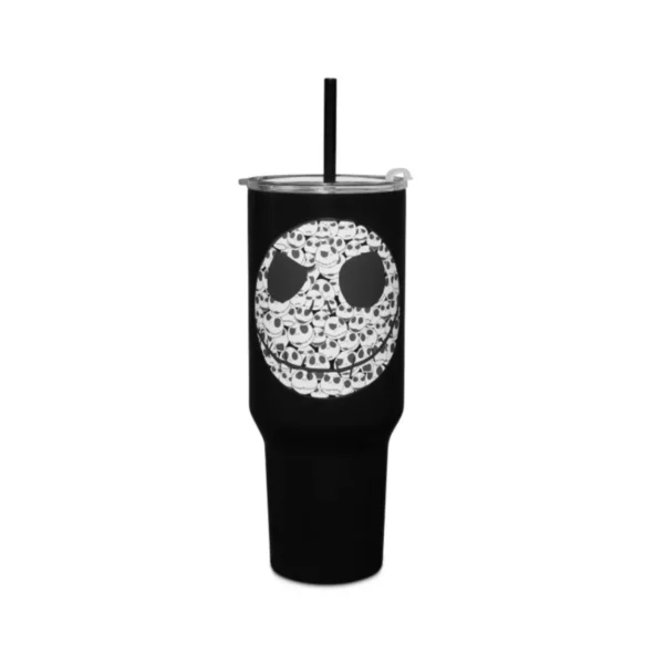 The Nightmare Before Christmas Cara Jack Vaso Termico con Popote